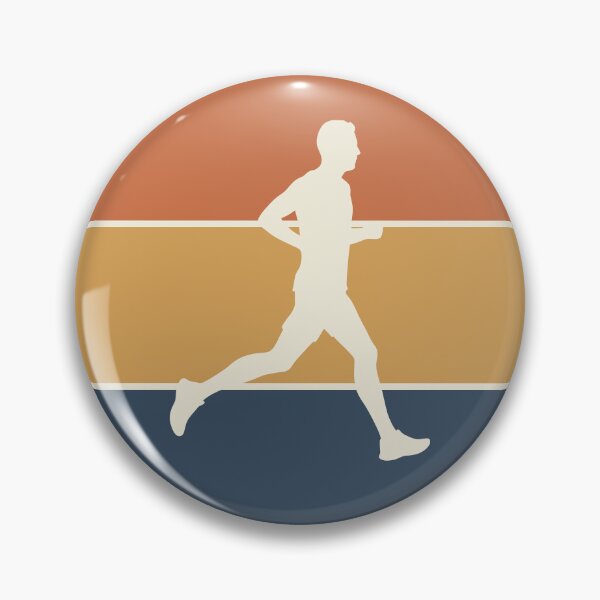 Item preview, Retro Runner Silhouette - Vintage Distance Running designed and sold by Morning-Miles-Co.
