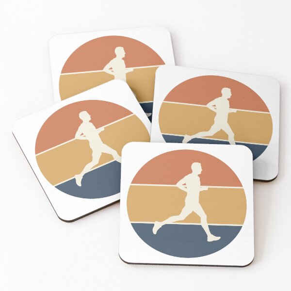 Item preview, Retro Runner Silhouette - Vintage Distance Running designed and sold by Morning-Miles-Co.