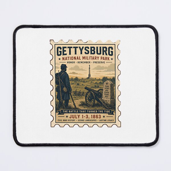 Item preview, Gettysburg National Military Park The Battle That Turned The Tide July 1-3, 1863 Civil War History Remembrance designed and sold by Simsimah26Parks.