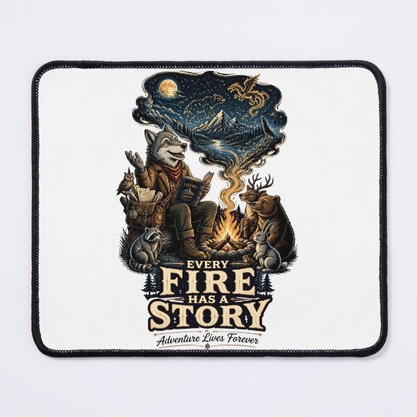 Item preview, Every Fire Has A Story Wolf designed and sold by Sovereign Supply Co..