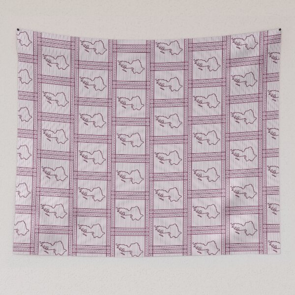 Item preview, County Galway Flag Keffiyeh/Kufiyyeh Solidarity Pattern  designed and sold by feardeargcrafts.