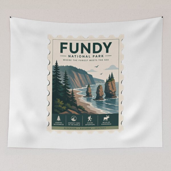 Item preview, Fundy National Park Where The Forest Meets The Sea Coastal Wilderness Hiking Travel designed and sold by Simsimah26Parks.