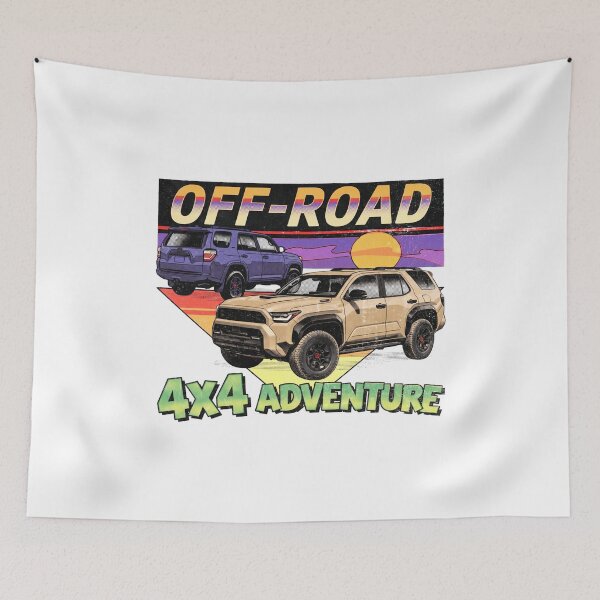 Item preview, Vintage Style 4Runner 5th & 6th Gen Off-Road 4x4 Adventure [White Shirt Only] designed and sold by Off-Road-Zone.