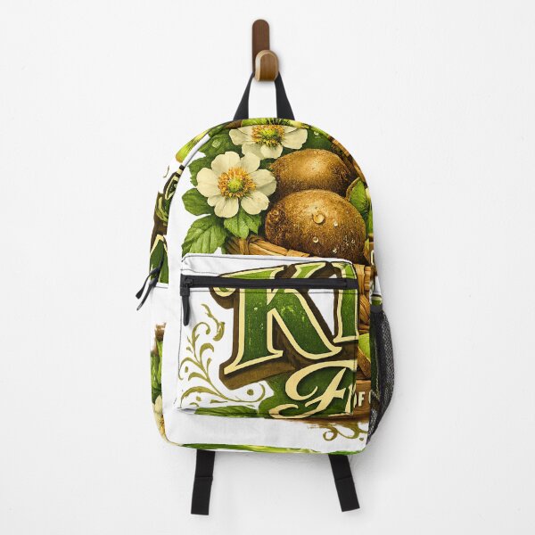 Item preview, Kiwi Fresh Vintage Fruit Typography T-Shirt designed and sold by M.Store.