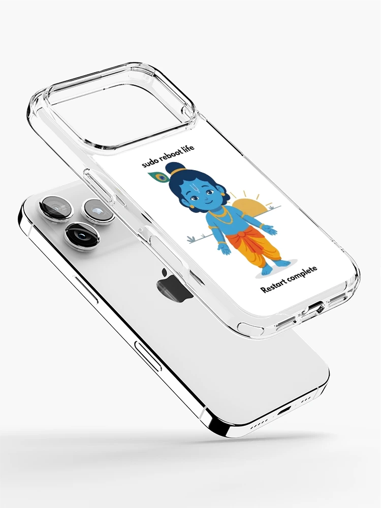 Thumbnail 2 of 5, iPhone Case, sudo reboot life | Linux Developer Sticker | Tech Humor designed and sold by BhaktiByte.