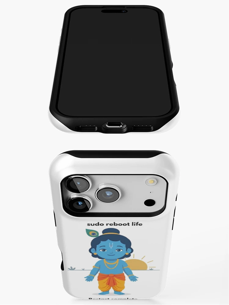 Thumbnail 3 of 4, iPhone Case, sudo reboot life | Linux Developer Sticker | Tech Humor designed and sold by BhaktiByte.
