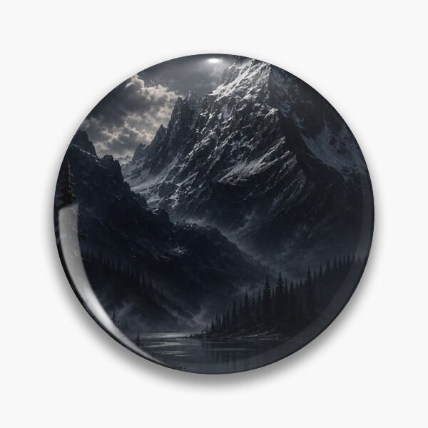 Item preview, Moonlit Mountain Lake | Night sky landscape ringer designed and sold by BHOWMIK STORE.