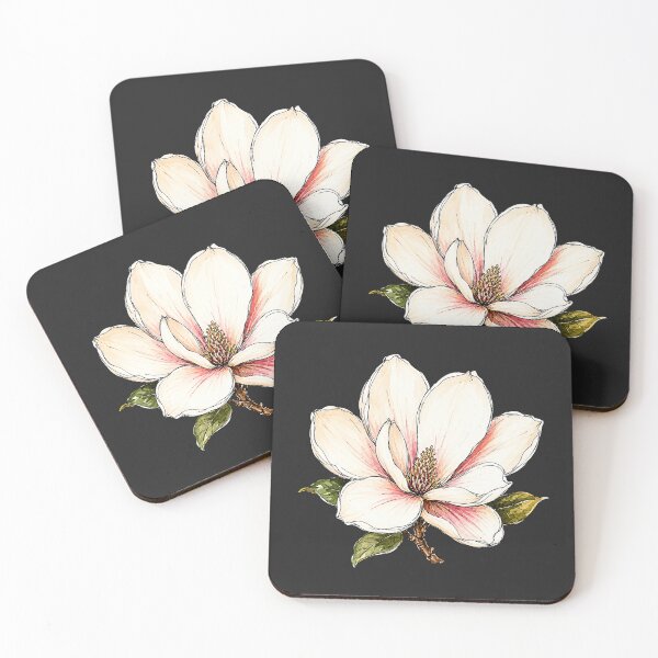 Item preview, Hand Drawn Magnolia Watercolor Botanical Floral Illustration designed and sold by ColorSplash123.