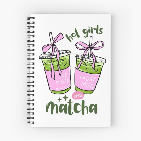 Item preview, Hot Girls Drink Matcha designed and sold by domicraymondo.
