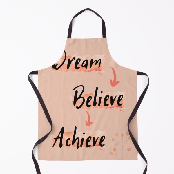 Item preview, Dream Believe Achieve Motivational Quote designed and sold by NNCollection.