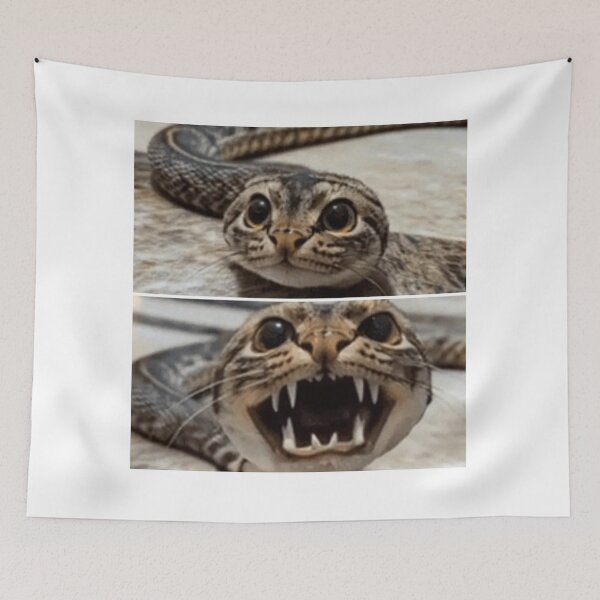 Item preview, spicy snake cat designed and sold by cloudzer0000.