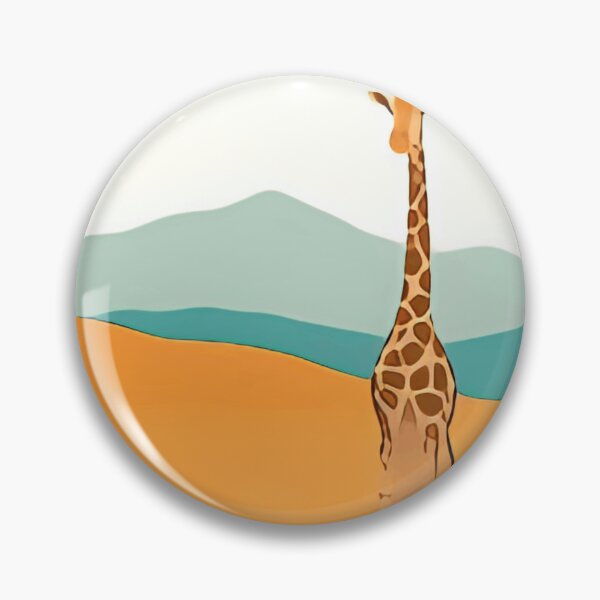 Item preview, Minimalist Giraffe in Desert designed and sold by CreationsWild.