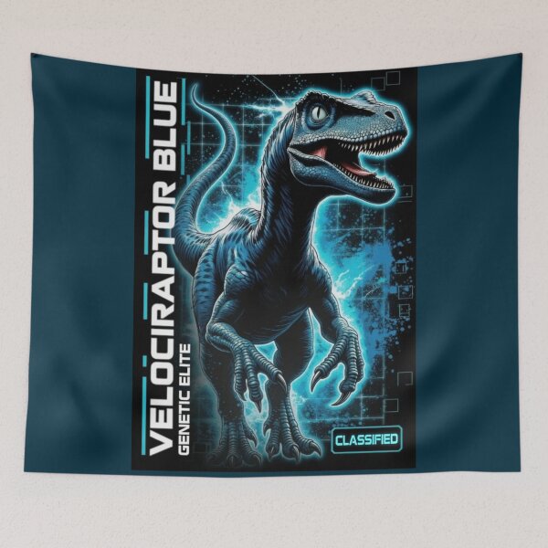 Item preview, Genetic Elite Velociraptor Blue designed and sold by Syrupulse.