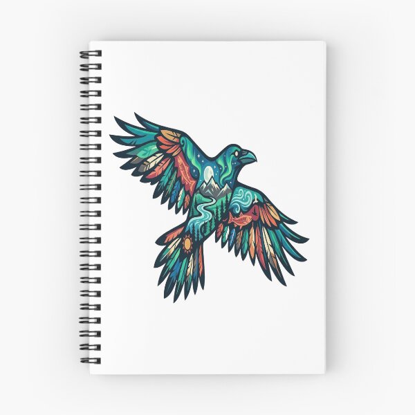 Item preview, Northern Raven In Flight designed and sold by Wild Creative Art.