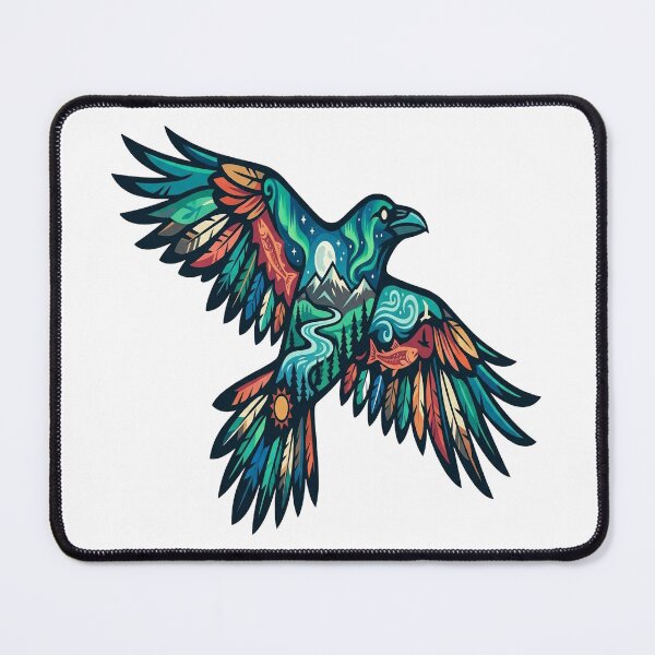 Item preview, Northern Raven In Flight designed and sold by Wild Creative Art.