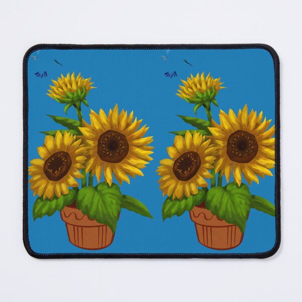 Item preview, Beautiful Sunflowers in a Clay Pot designed and sold by sisterthreein.