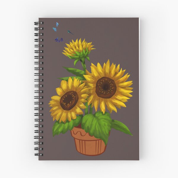Item preview, Beautiful Sunflowers in a Clay Pot designed and sold by sisterthreein.