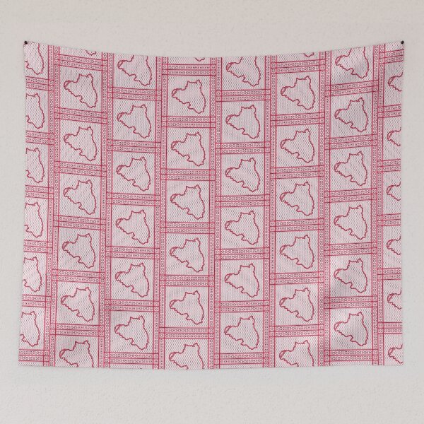 Item preview, County Derry Flag Keffiyeh/Kufiyyeh Solidarity Pattern  designed and sold by feardeargcrafts.
