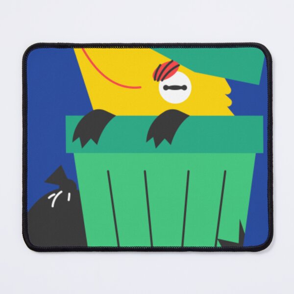 Item preview, Cute Cartoon Possum in Trash Can designed and sold by DarkPsyche.