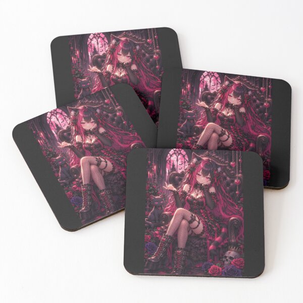 Item preview, Gothic Throne Neko – Dark Rose Queen Aesthetic designed and sold by Revyra Design .