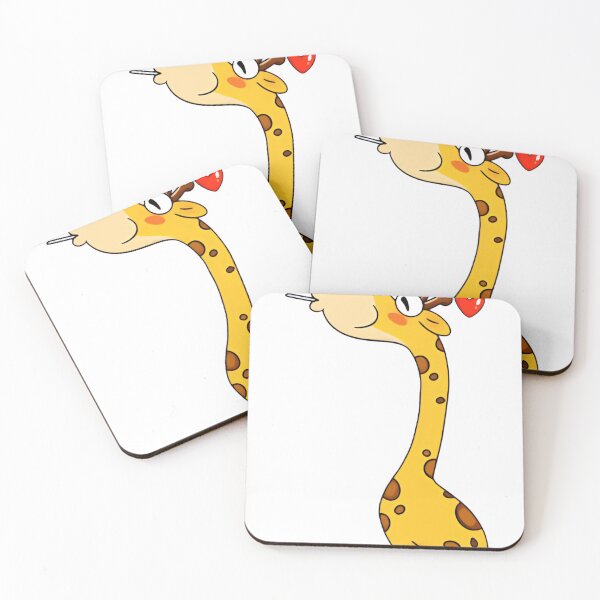 Item preview, Cute Giraffe Love designed and sold by ChibiPlanet.