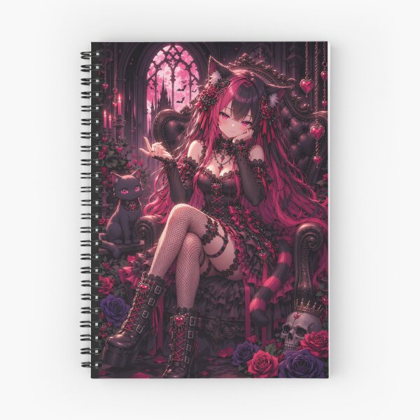 Item preview, Gothic Throne Neko – Dark Rose Queen Aesthetic designed and sold by Revyra.
