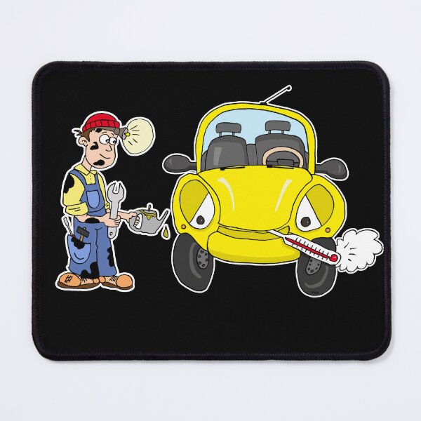 Item preview, Funny Lemon Car Repair Idiom | Cute Mechanic Run Out of Steam Sticker designed and sold by MyxaART.