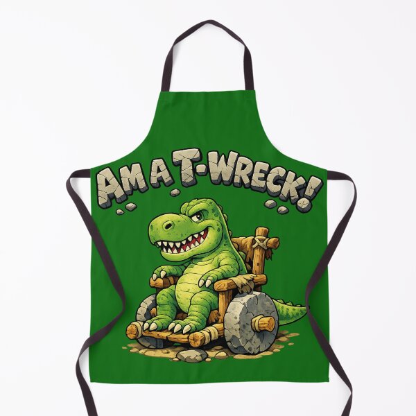 Item preview, Am A T-Wreck t-rex designed and sold by mobilitymonster.
