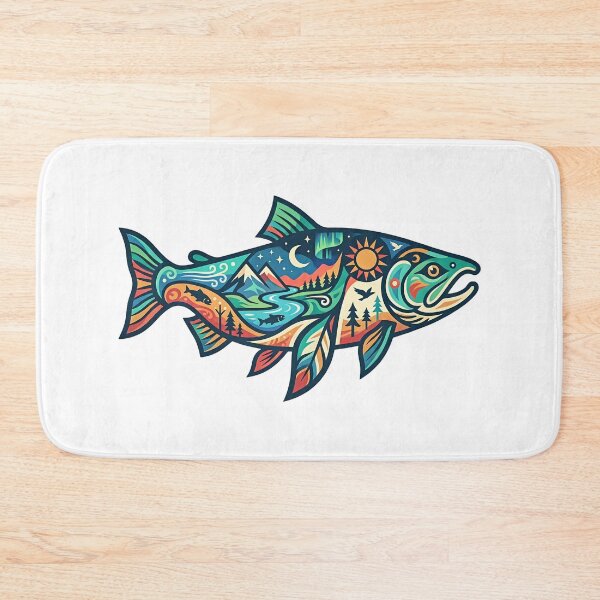 Item preview, Northern Salmon designed and sold by Wild Creative Art.