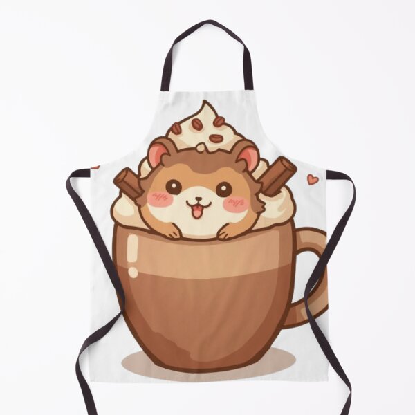 Item preview, Adorable Hamster in Coffee Mug | Kawaii Café Sticker designed and sold by Stylestickers55.