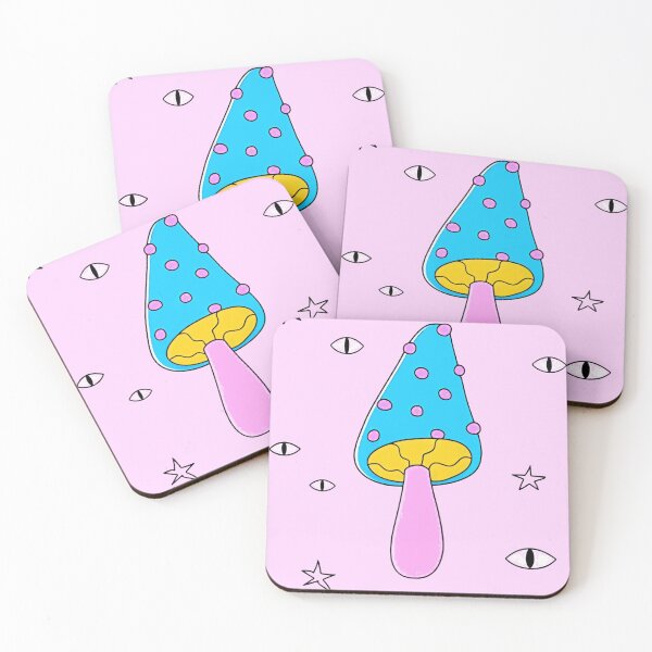 Item preview, Psychedelic Mushroom Forest Landscape designed and sold by PsycheStudio.
