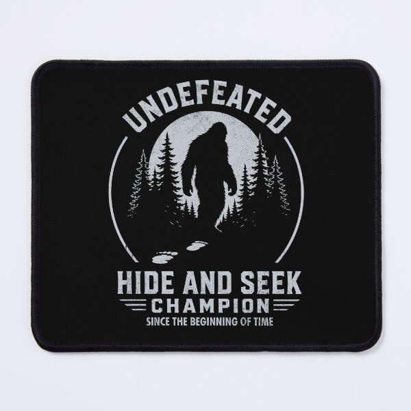 Item preview, Bigfoot Hide and Seek Champion Retro Silhouette For Funny Campers And Cryptid Lovers designed and sold by roarsomethings.