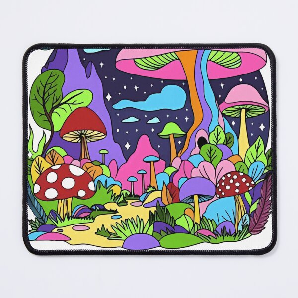 Item preview, Trippy All Seeing Blue Mushroom designed and sold by PsycheStudio.