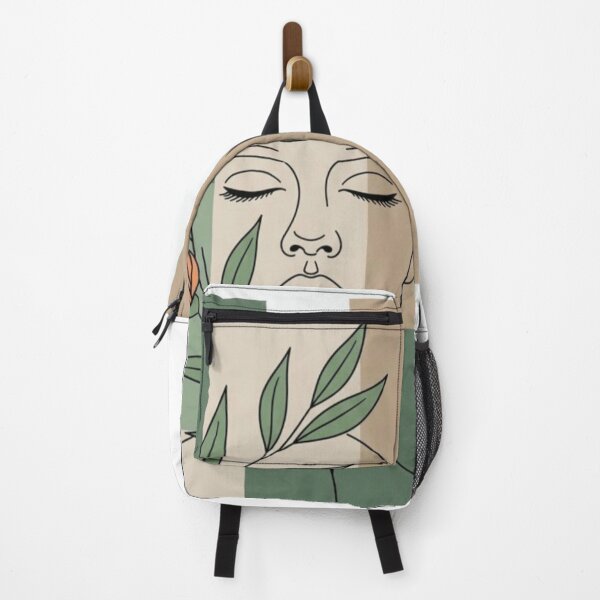 Item preview, Abstract Line Art Woman Botanical Boho designed and sold by NNCollection.