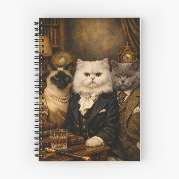 Item preview, Old Money Cats Portrait designed and sold by Ve & Co.