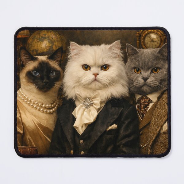 Item preview, Old Money Cats Portrait designed and sold by Ve & Co.