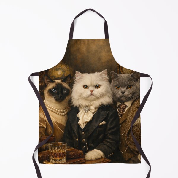 Item preview, Old Money Cats Portrait designed and sold by Ve & Co.