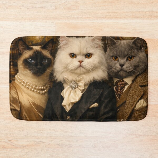 Item preview, Old Money Cats Portrait designed and sold by Ve & Co.