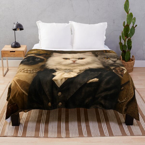 Item preview, Old Money Cats Portrait designed and sold by Ve & Co.