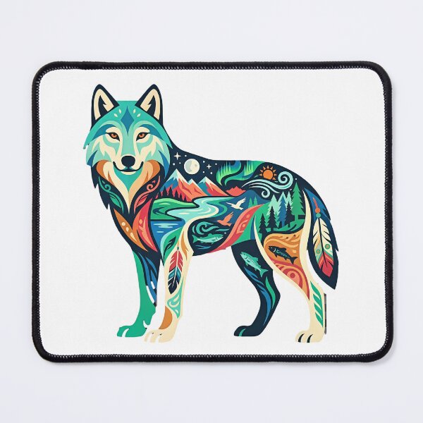 Artikelvorschau, Nordarktischer Wolf entworfen und verkauft von Wild Creative Art.