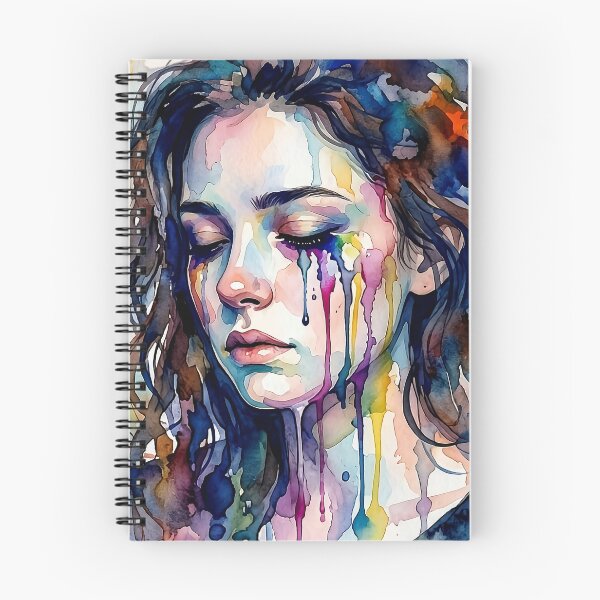 Item preview, Silent Emotions | Abstract Watercolor Woman designed and sold by Y-MOONSTAR.