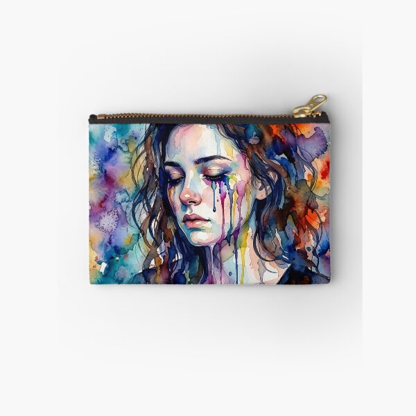 Item preview, Silent Emotions | Abstract Watercolor Woman designed and sold by Y-MOONSTAR.