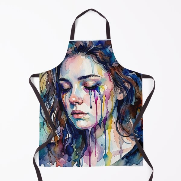 Item preview, Silent Emotions | Abstract Watercolor Woman designed and sold by Y-MOONSTAR.