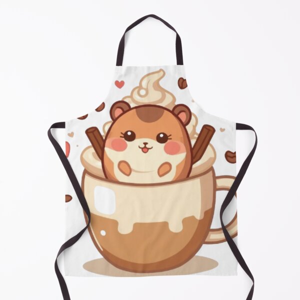 Item preview, Cute Hamster Coffee Cup Sticker | Cozy Kawaii Animal Design designed and sold by Stylestickers55.