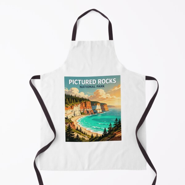 Item preview, Pictured Rocks National Park Michigan Travel Outdoors Adventure designed and sold by Simsimah26Parks.