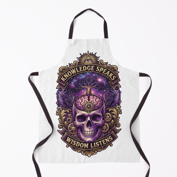 Item preview, Knowledge Speaks Wisdom Listens Cosmic Skull Tarot designed and sold by Doulouxhop.