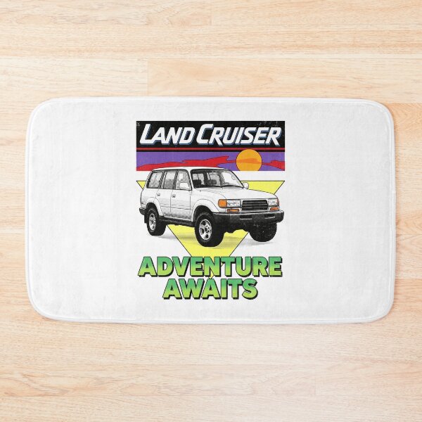 Item preview, Vintage Style Land Cruiser 80 Series Offroad Adventure Awaits [White Shirt Only] designed and sold by Off-Road-Zone.