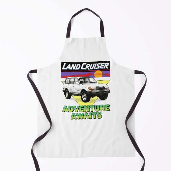 Item preview, Vintage Style Land Cruiser 80 Series Offroad Adventure Awaits [White Shirt Only] designed and sold by Off-Road-Zone.