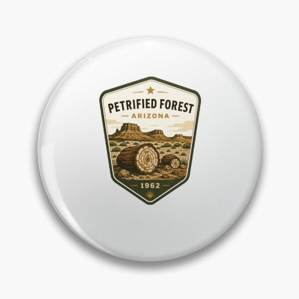 Item preview, Petrified Forest Arizona 1962 National Park Travel Explorer designed and sold by Simsimah26Parks.