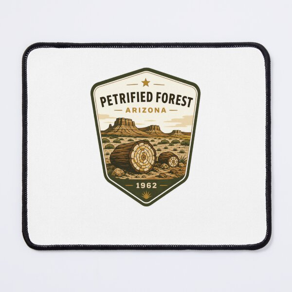Item preview, Petrified Forest Arizona 1962 National Park Travel Explorer designed and sold by Simsimah26Parks.